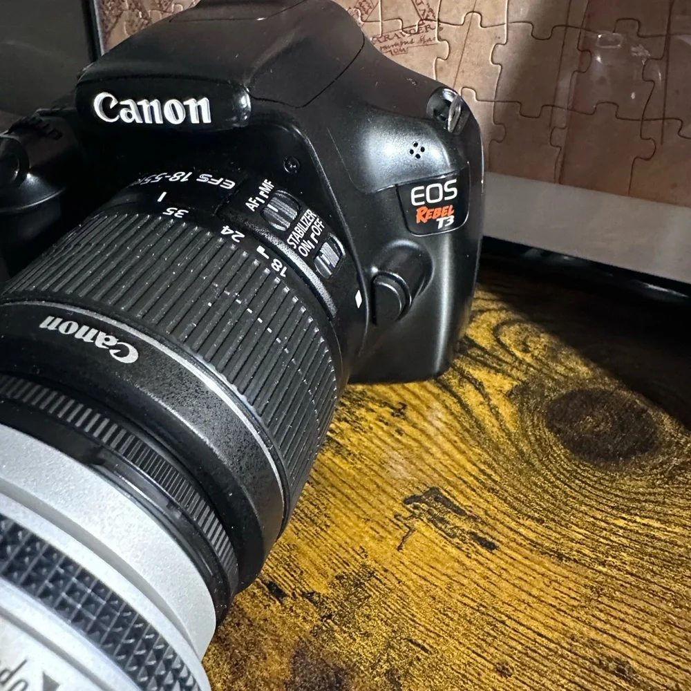 Canon EOS Rebel T3 Black Digital Camera